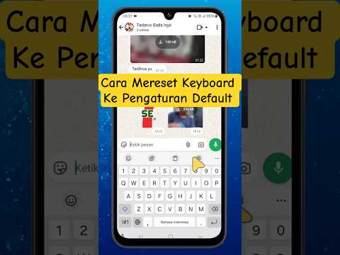 How to Reset Keyboard to Default Settings on Android Phone #resetkeyboard #keyboardsettings