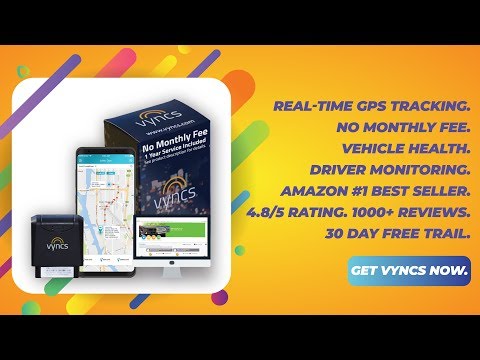 Vyncs GPS Tracker | #BestSeller No Monthly Fee | Real-time #GPSTracker