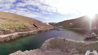 Boscastle Harbour in Autumn, 360 VR Video