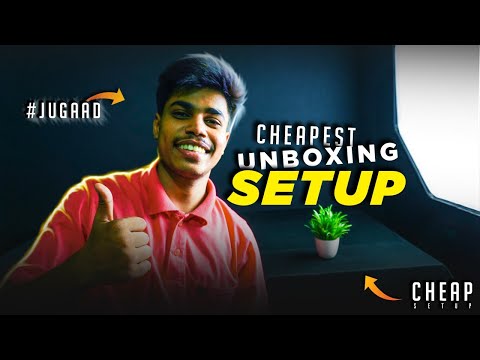 Unboxing Setup For Youtube - Cheapest Unboxing Setup 😉 #jugaad