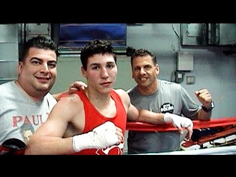 Cris Cangelosi / Michael Hughes : title bout NY Boxing Tournament : 152 lb. elite. 3 rounds