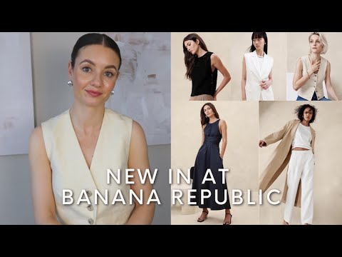 WHAT'S NEW AT BANANA REPUBLIC | TRY ON AND REVIEW | Styled. by Sansha