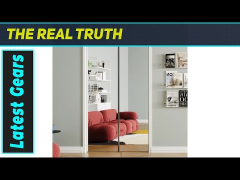 `SOLRIG Mirror Closet Doors: Space-Saving Magic!