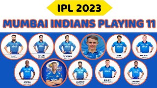IPL 2023 Mini Auction :- Mumbai Indians Playing 11 For IPL 2023 | IPL 2023 Mumbai Indians Playing 11