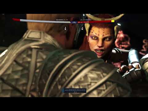 Injustice 2 1st Aquaman Legendary Gear gameplay