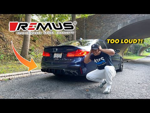 BMW M550i REMUS AXLE-BACK EXHAUST ( WATCH THIS BEFORE YOU BUY )