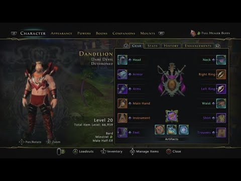 Neverwinter Bard Healer - Ancient Black Dragon w/ MODs