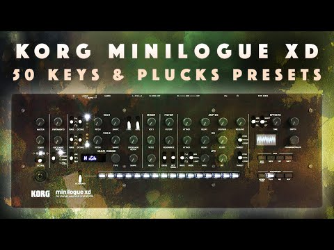 Korg Minilogue XD 50 Keys and Synth Presets. Sound Demo