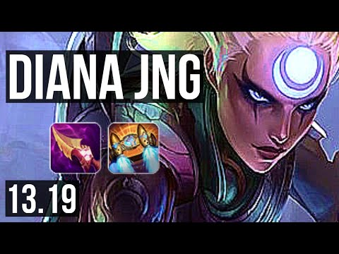 DIANA vs KAYN (JNG) | 7/0/5, 600+ games, Godlike | BR Diamond | 13.19