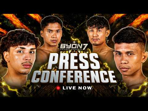 LIVE PRESS CONFERENCE! BYON COMBAT SHOWBIZ VOL. 7!