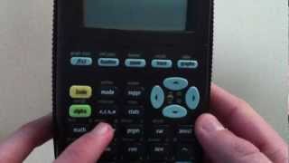 Créer un programme / mémo sur sa calculette Texas Instruments