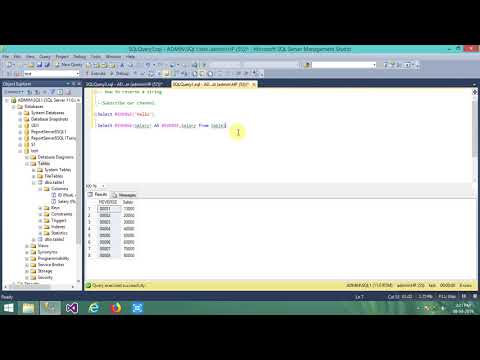 How To Reverse A String In Sql Server Sql Server Tutorial