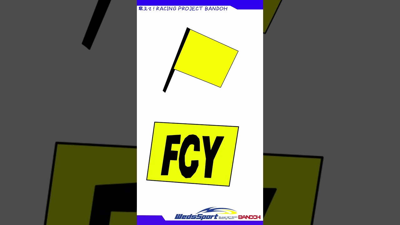教えて!RACING PROJECT BANDOH!今回は安全を守るため発動されるSC、FCY編です！