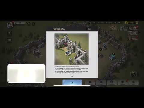 Warpath - unlocking fortified wall ( need all building lvl 32 to unlock it)