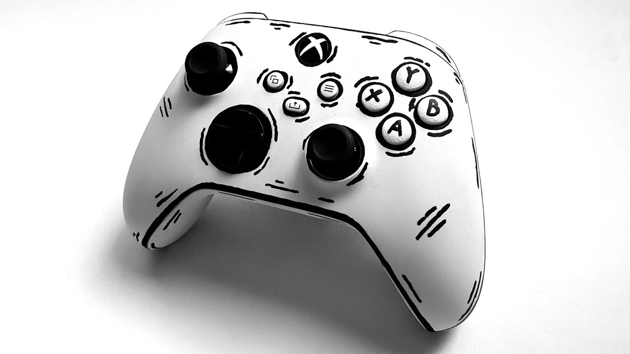 Como personalizar tu control de xbox estilo caricatura