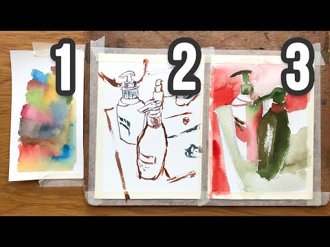 3 UNIQUE Watercolor Exercises for All Levels