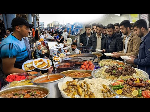 IRAQ 2025 🇮🇶: BEST Traditional Street Food Tour | Breakfast in Baghdad