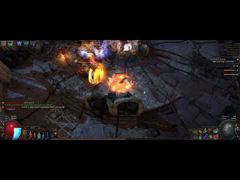 Killing Dominus with Dark Pact Skeletons - Path of Exile