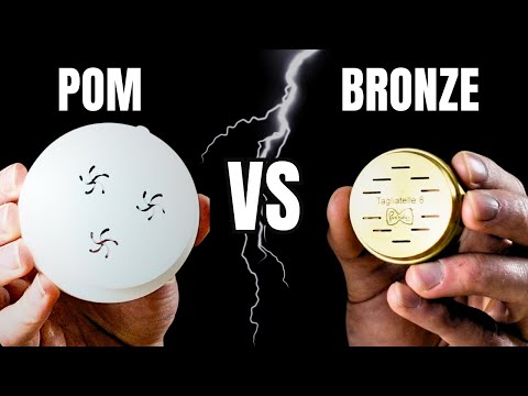 Pastamaker Matrizen im Test: Bronze gegen POM!