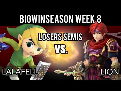 BigWinSeason Week 8 - Losers Semi-Finals - Lalafell (Toon Link, Mario) VS Lion (Roy)
