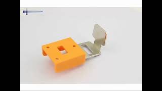 Khóa An Toàn Nút Nhấn & Lỗ Khóa Tủ Điện Prolockey ECL06 Chính Hãng