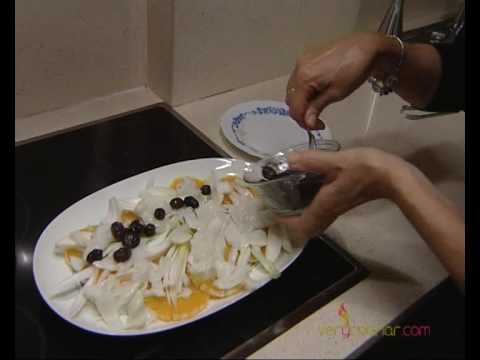 La ensalada de bacalao con naranja de elisa