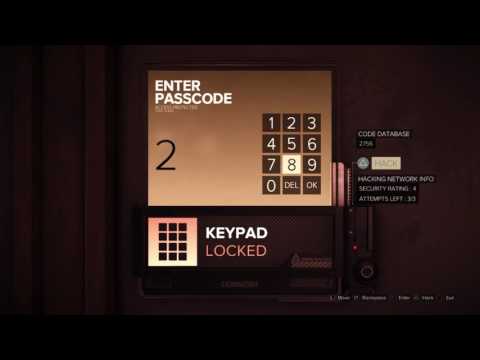 Deus Ex: Mankind Divided: Cigar Lounge Keypad - Red Light District During Martial Law