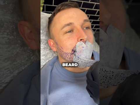 Would You Get This Beard Tattoo? (📷: scottsbarbers)