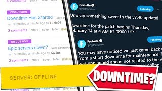 Fortnite v7.40 DELAYED? and Random DOWNTIME? | Fortnite News & Leaks!