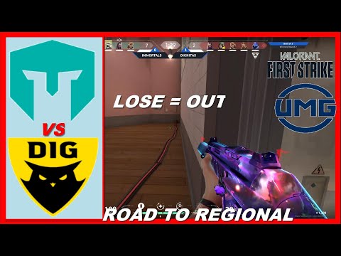Dignitas vs Immortals - All Highlights-Lower Group D-First Strike NA Valorant Open Qualifier by UMG