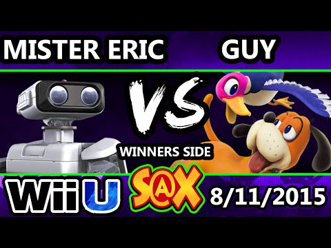 S@X 110 - Mister Eric (ROB) Vs. Guy (Duck Hunt) SSB4 Tournament - Smash Wii U - Smash 4