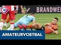 Botsing kost Marouane Afaker (Katwijk) twee stukjes tand: 'Zag even sterretjes' - OMROEP WEST SPORT