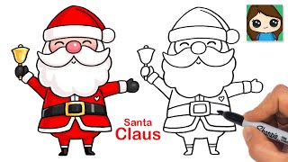 How to Draw Santa Claus 🎅🏻 Cute Holiday Art