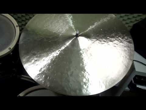 22 OSC II Ride, 2383g - after brushing top and patinating bottom