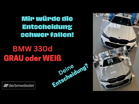 Deine Entscheidung, welchen BMW 3er würdest du nehmen? Grau oder weiß?