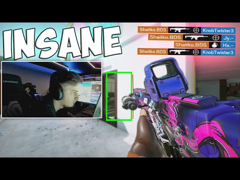 Shaiiko Using His HUMAN AIMBOT! Rainbow Six: Siege
