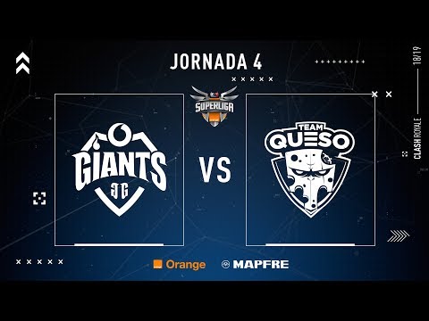 VODAFONE GIANTS VS TEAM QUESO | SUPERLIGA ORANGE CLASH ROYALE | (PARTIDO 5)JORNADA 4