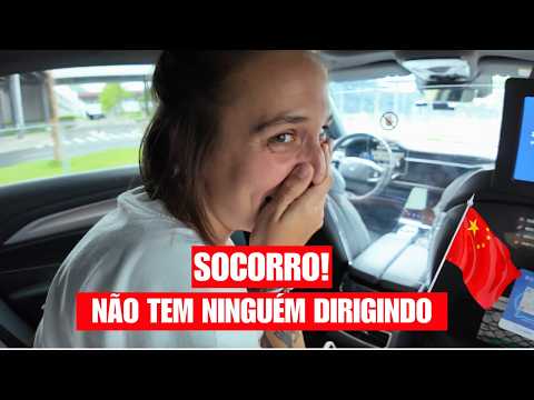 PEGANDO TÁXI SEM MOTORISTA NA CHINA