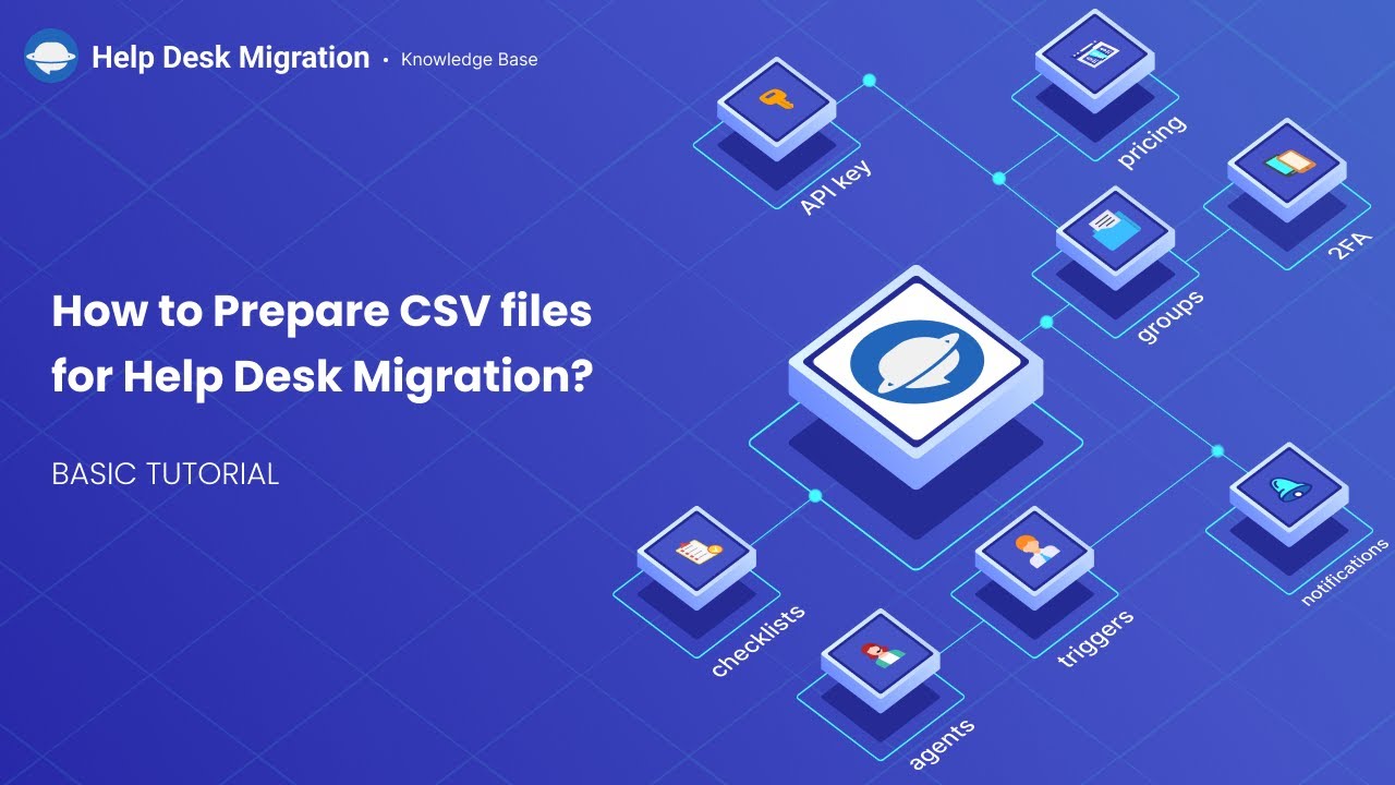 Guía de video: Migrar datos desde un archivo CSV Migrate Data from a CSV file