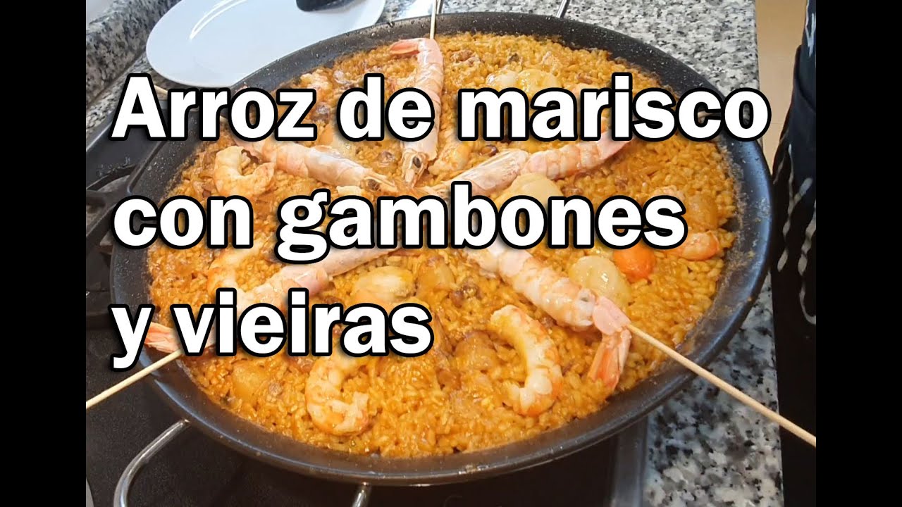 Arroz de marisco con gambones y vieiras | VIPChef Courses