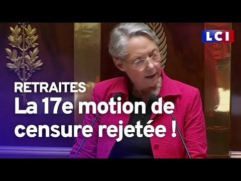 La 17e motion de censure déposée contre le gouvernement rejetée par l'Assemblée nationale