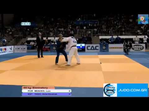European Judo Championhips U20 Lommel 2011 -66kg MENDES (POR)-TIIDO (EST)