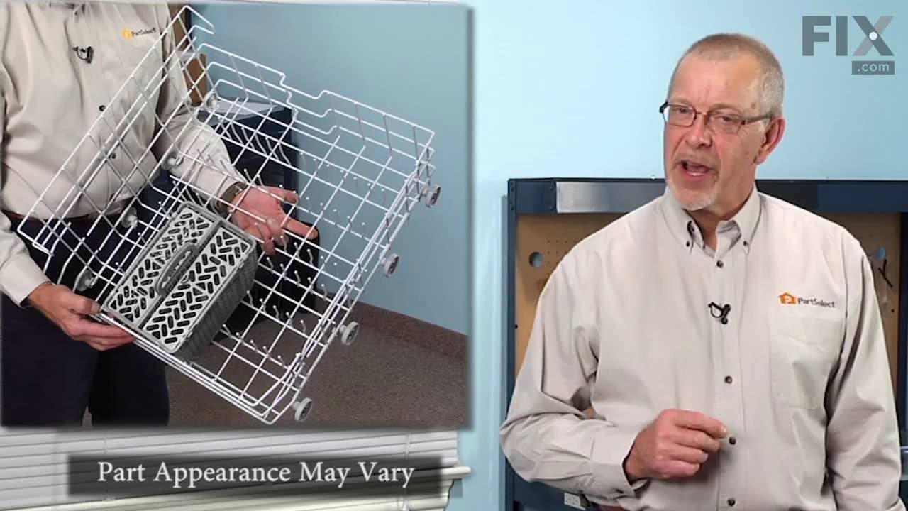 Replacing your Maytag Dishwasher Lower Dishrack Kit