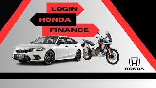 How to Login American Honda Finance 2024