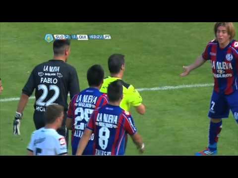 Penal errado por Cauteruccio. San Lorenzo 2 Quilmes 1. Fecha 12. Fútbol Para Todos.