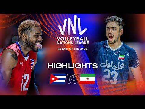 🇨🇺 CUB vs. 🇮🇷 IRI - Highlights Week 3 | Men's VNL 2023