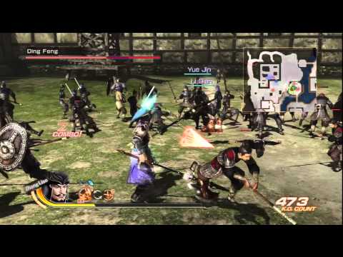 Wei Story Mode Stage 3-3 Battle of Hefei - Part 1 Dynasty Warriors 7 HD