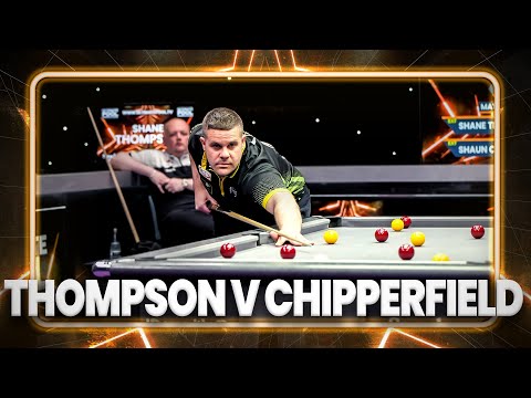 Ex World Champion Shaun Chipperfield battles Shane Thompson as he looks to advance to the next round