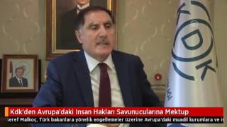 KDK’dan Avrupa’daki İnsan Hakları Savunucularına Mektup
