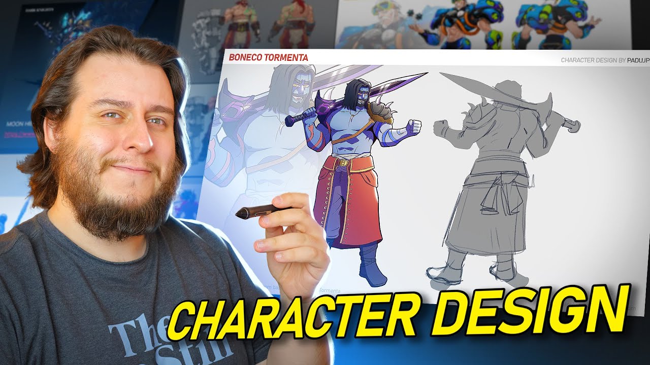 Qual a MELHOR FORMA de MOSTRAR seu CHARACTER DESIGN? Confira minha dica!